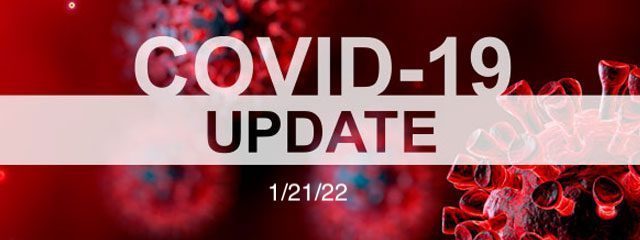 COVID 19 update 1/21/2022