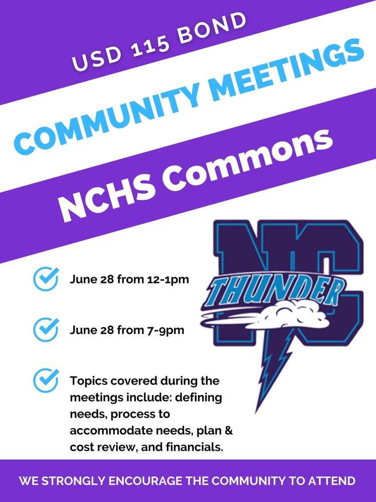 Community Meeting June 28 Facility Needs