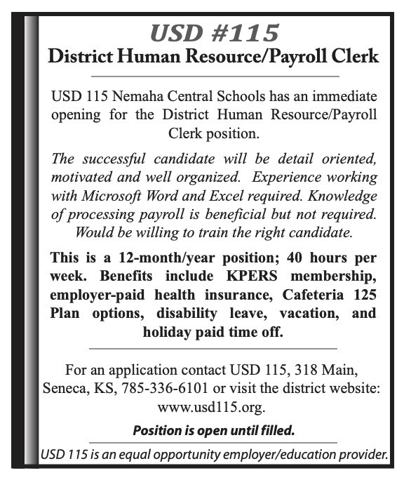 HR/Payroll Clerk