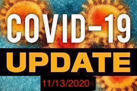 COVID 19 update 11/13/2020