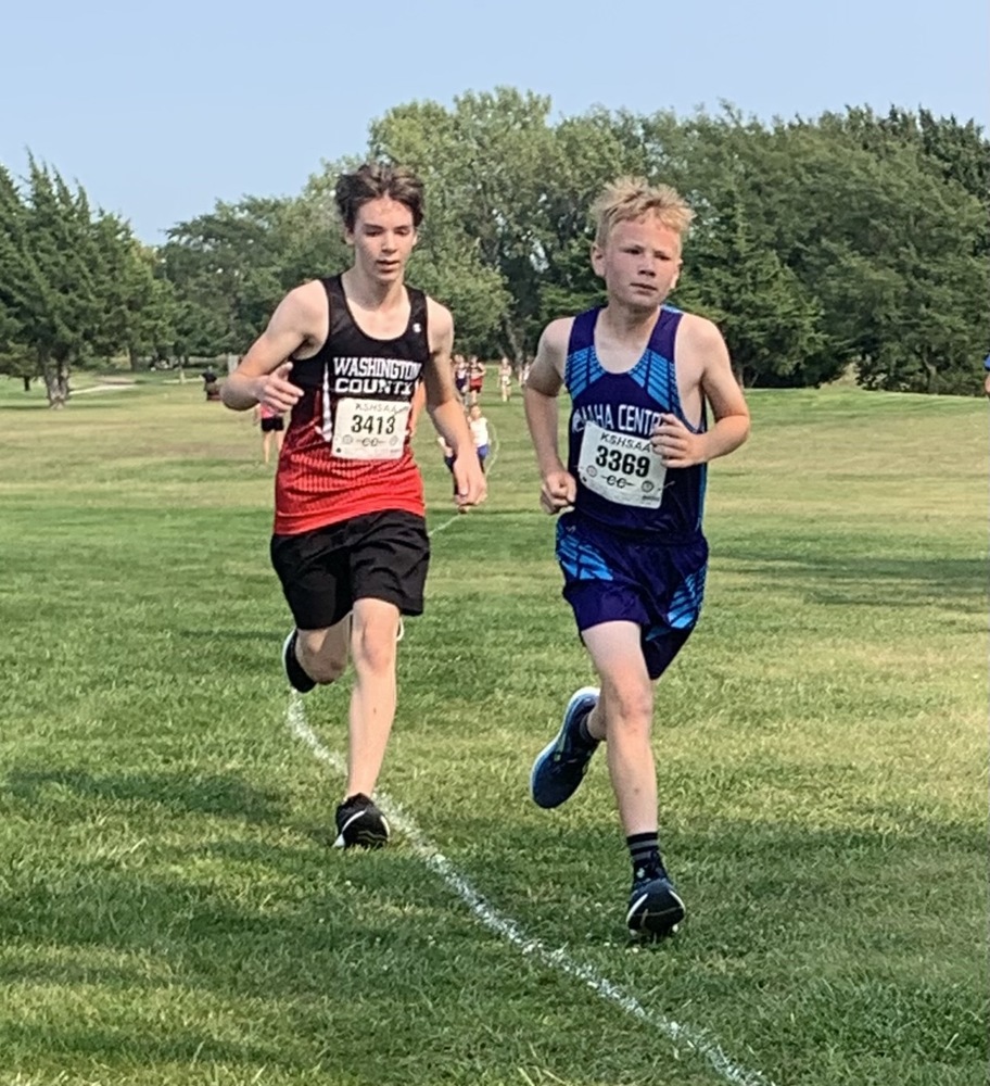 Bob Langill Runs Ahead of Washington County Number 3413