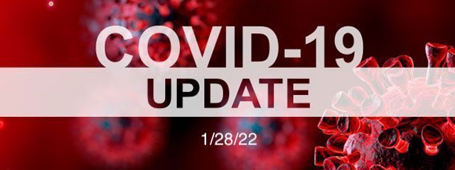 COVID 19 update 1/28/2022