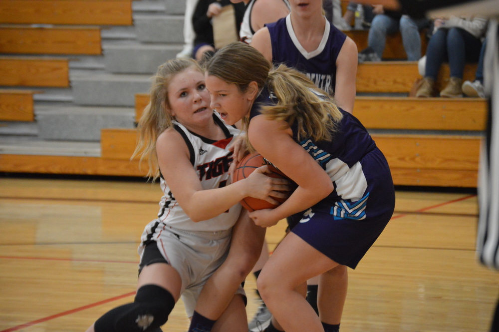 Kendra Schmitz Fighting for the Ball