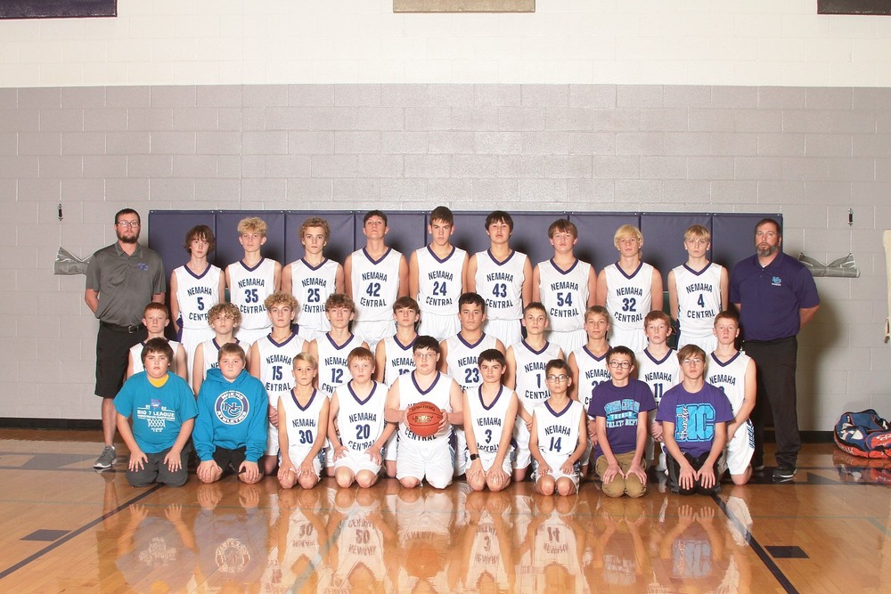 NCMS Boys Basketball Team Photo