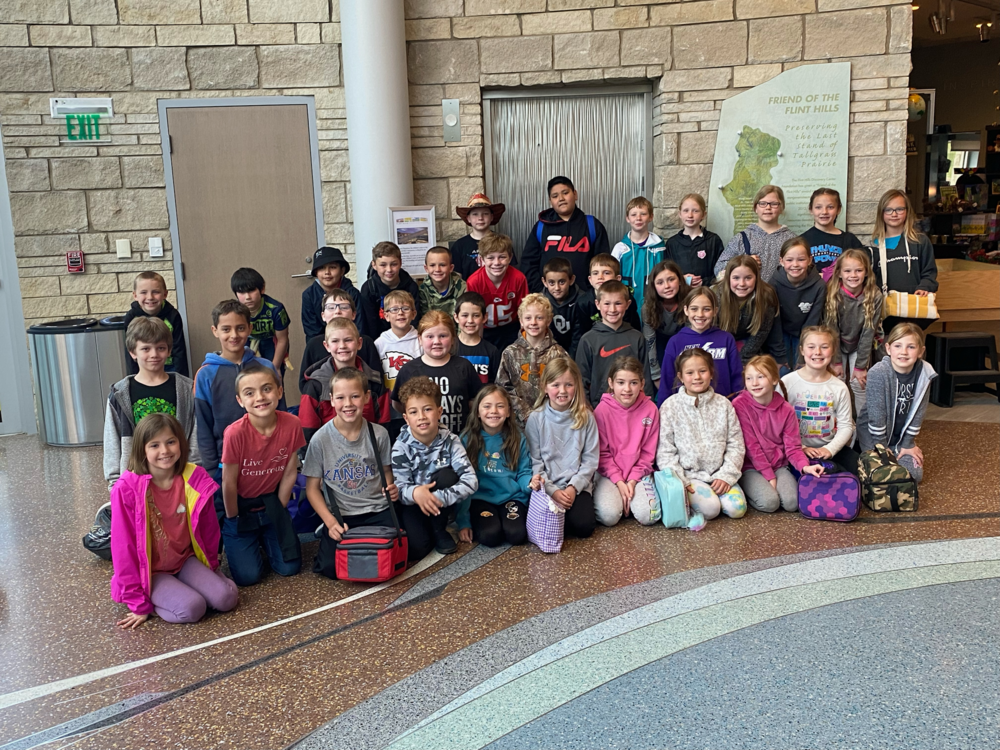 Both 3rd grade classes at the Discovery Center