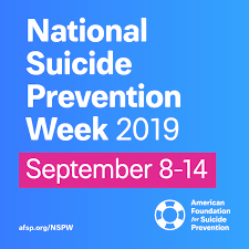 National Suicide Prevention Week Sept. 8-14