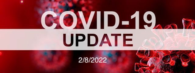 COVID 19 update 2/8/2022