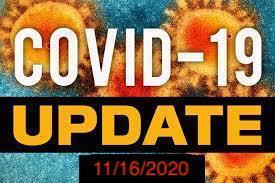 COVID 19 update 11/16/2020 