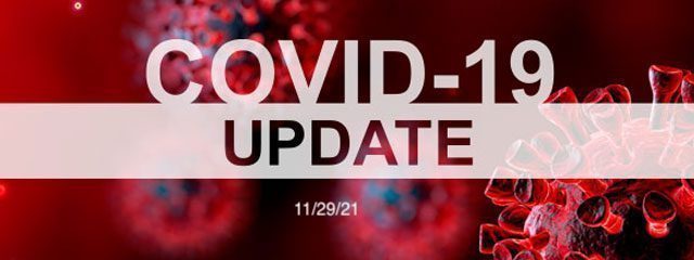 COVID 19 update 11/29/2021