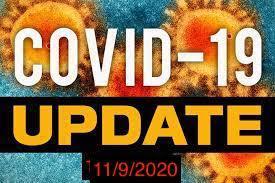 COVID 19 update 11/9/2020