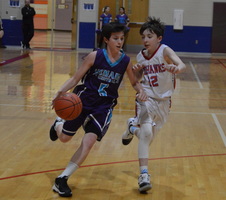 NCMS Boys Basketball Teams Split with Hiawatha