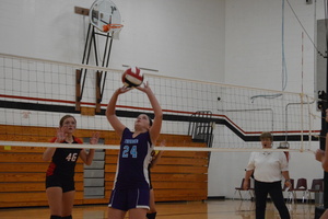 NCMS Volleyball Team Opens Season at Jeff West