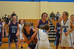 NCMS Lady Thunder Basketball Teams Defeat Sabetha