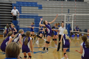 NCMS Volleyball Faces Tough Opponent