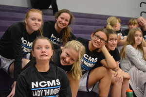 NCMS Girls Basketball Get Wins Over Hiawatha