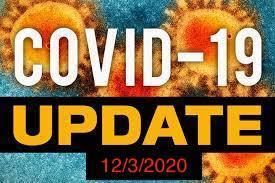 COVID 19 update 12/3/2020