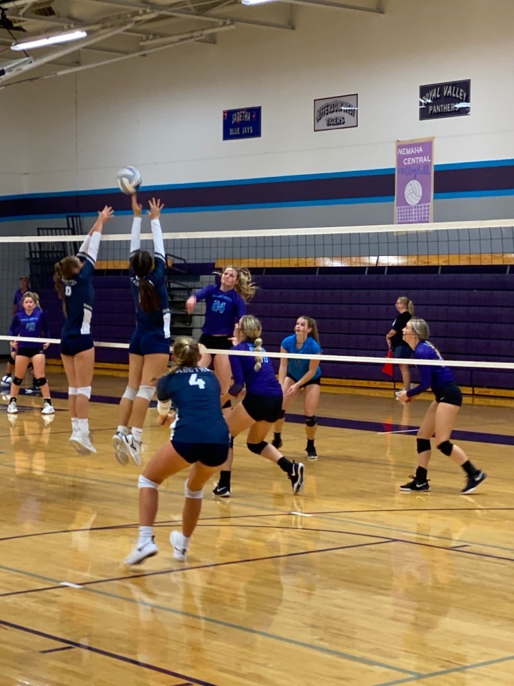 NCHS volleyball vs Sabetha