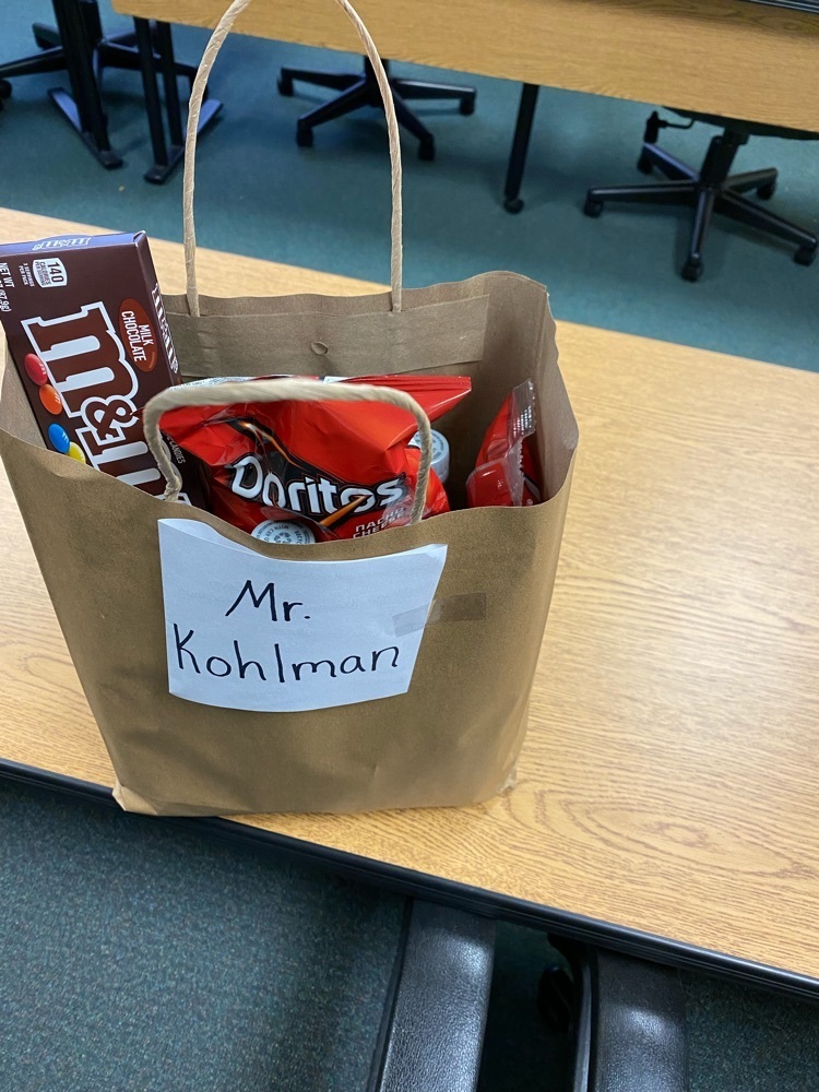 goodie bag from NCHS KAYS for Boss’s Day