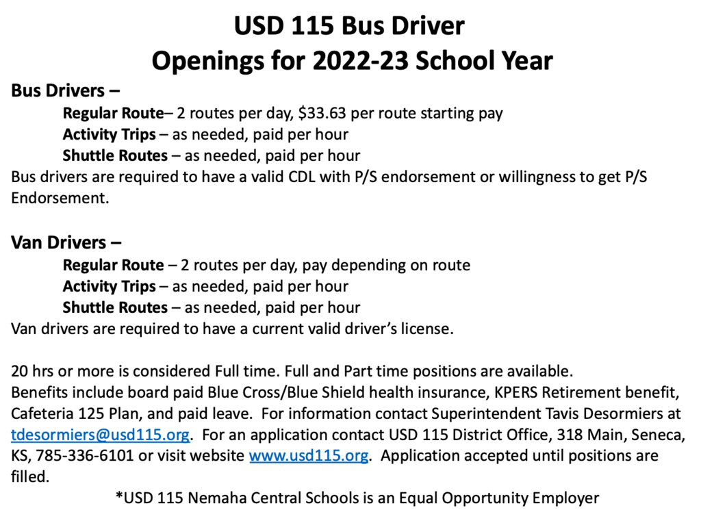 Bus Drivers 22-23